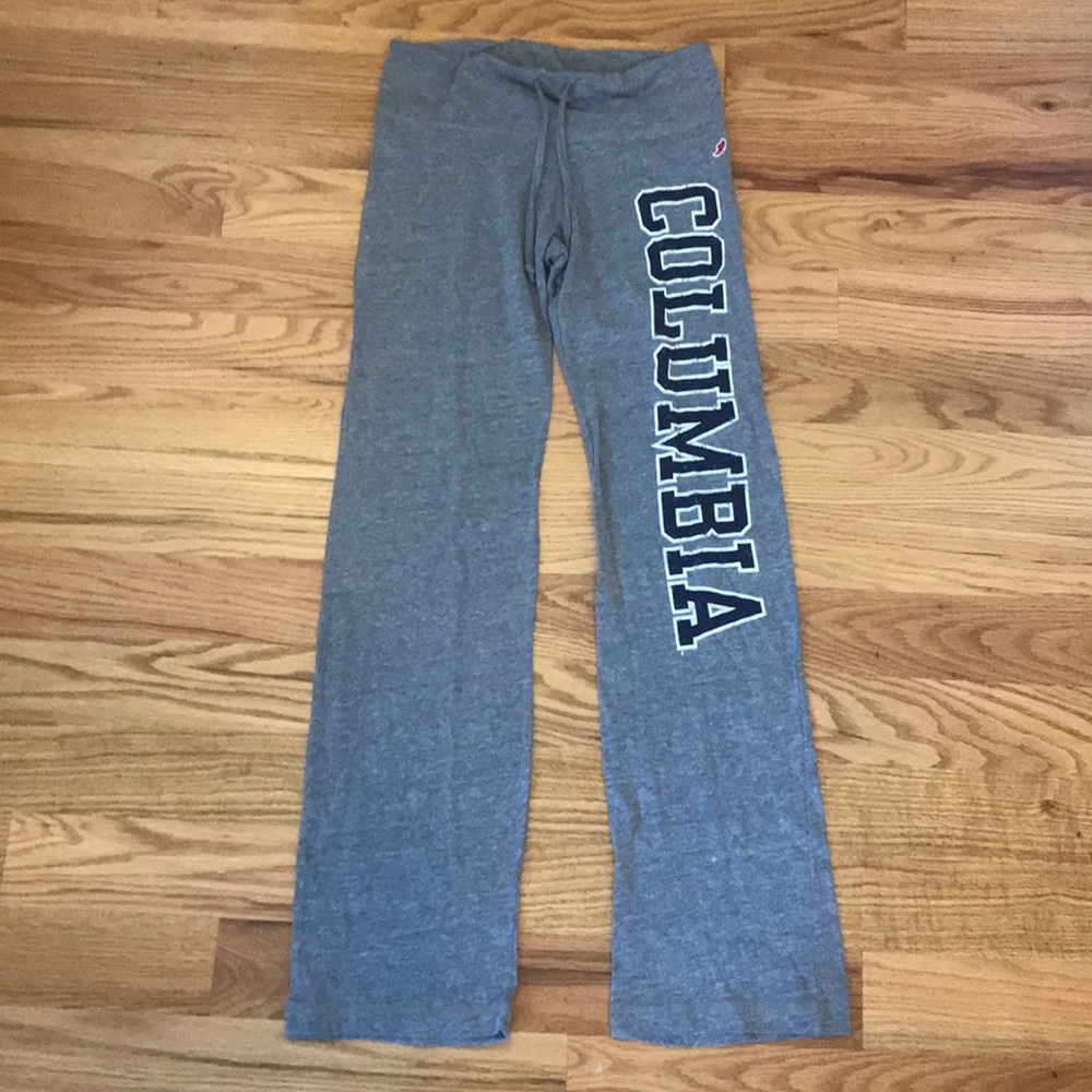 Columbia University drawstring pajama pants